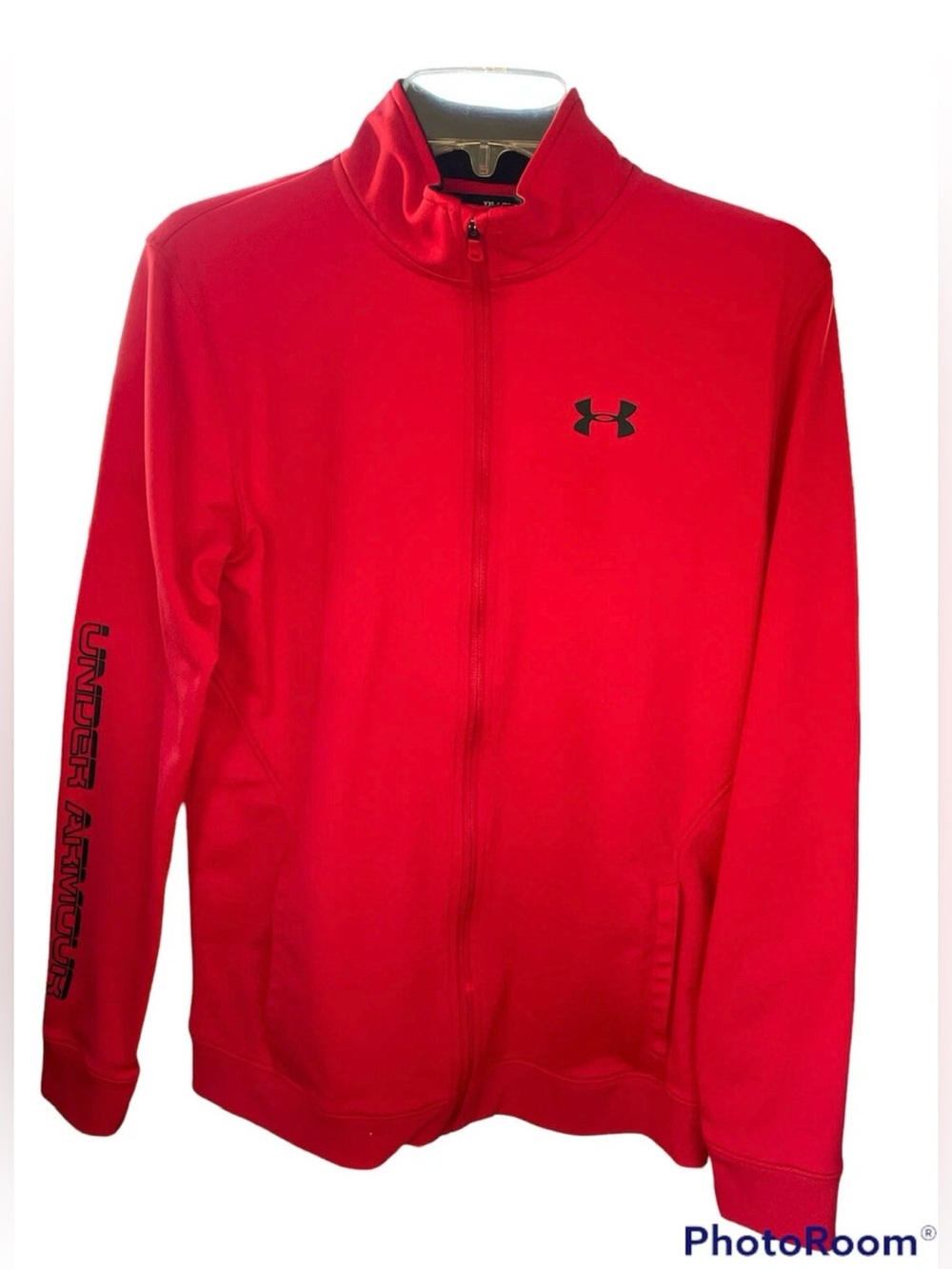Under Armour Boys Red Jacket Loose Fit